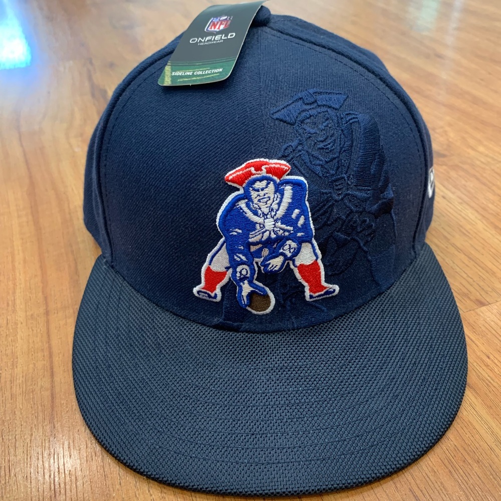 NE Patriots Official On Field Cap Brand New 7 1/4